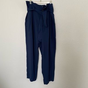 Madewell Drapey High-Rise Paperbag Pants (A16)